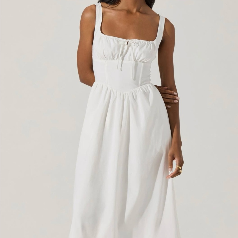 ASTR The Label corset white dress